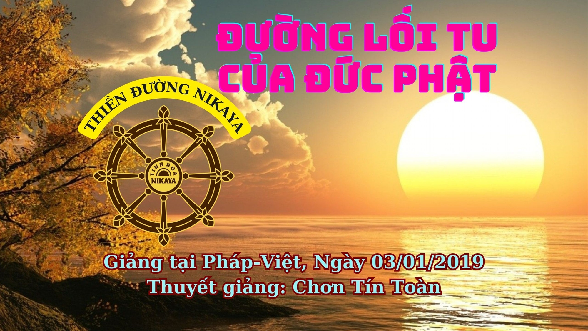 151_ ĐƯỜNG LỐI TU CỦA ĐỨC PHẬT_ CHƠN TÍN TOÀN