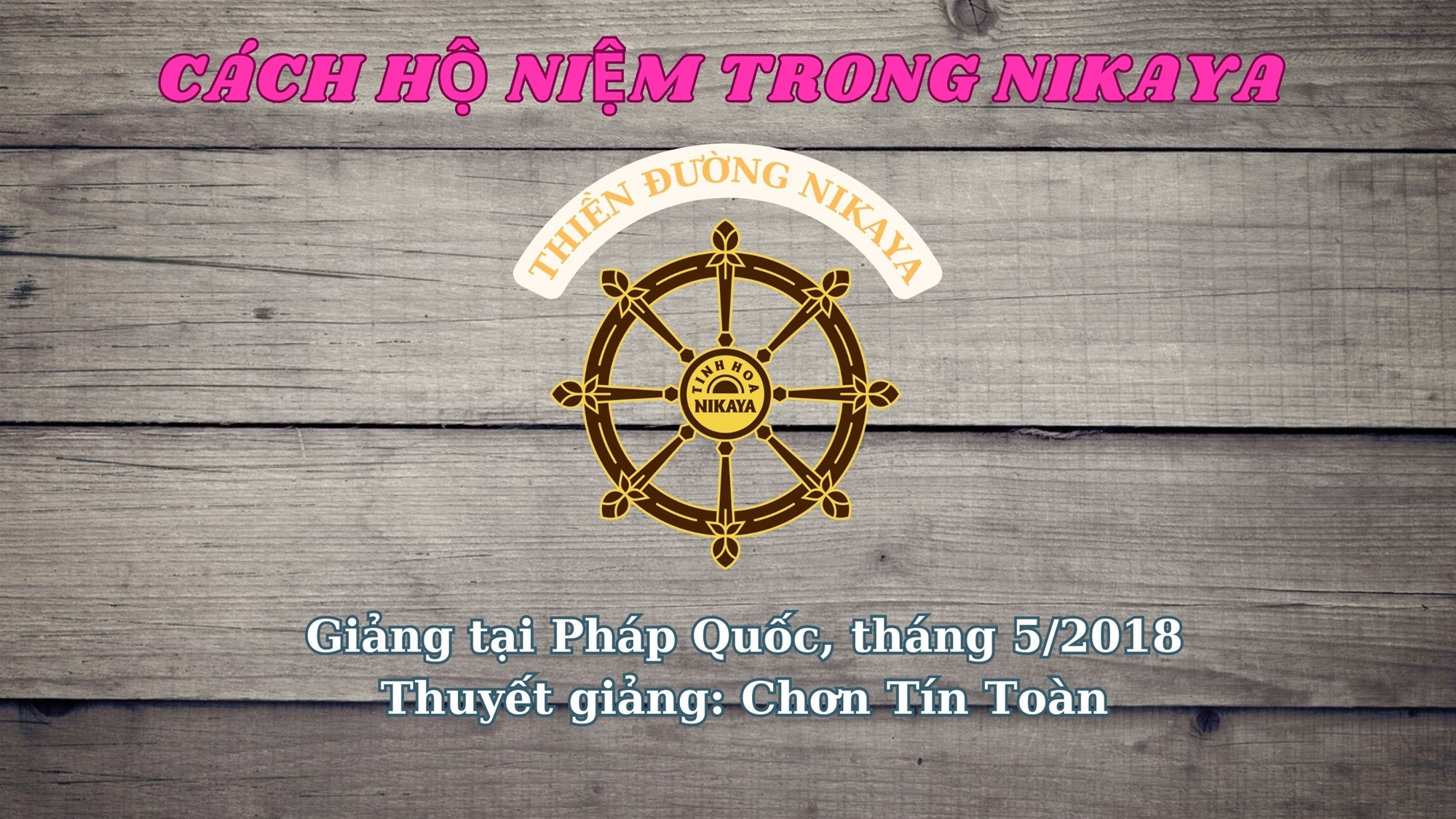 165_ CÁCH HỘ NIỆM TRONG NIKAYA_ CHƠN TÍN TOÀN