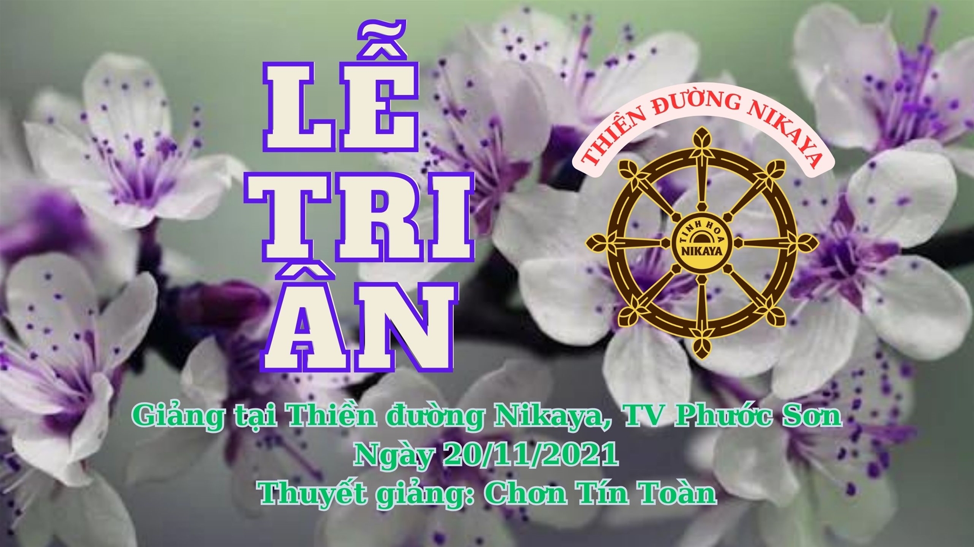 221_ LỄ TRI ÂN_ CHƠN TÍN TOÀN