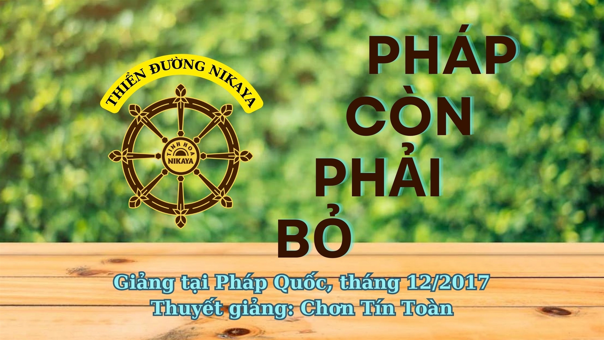 203_ PHÁP CÒN PHẢI BỎ_ CHƠN TÍN TOÀN
