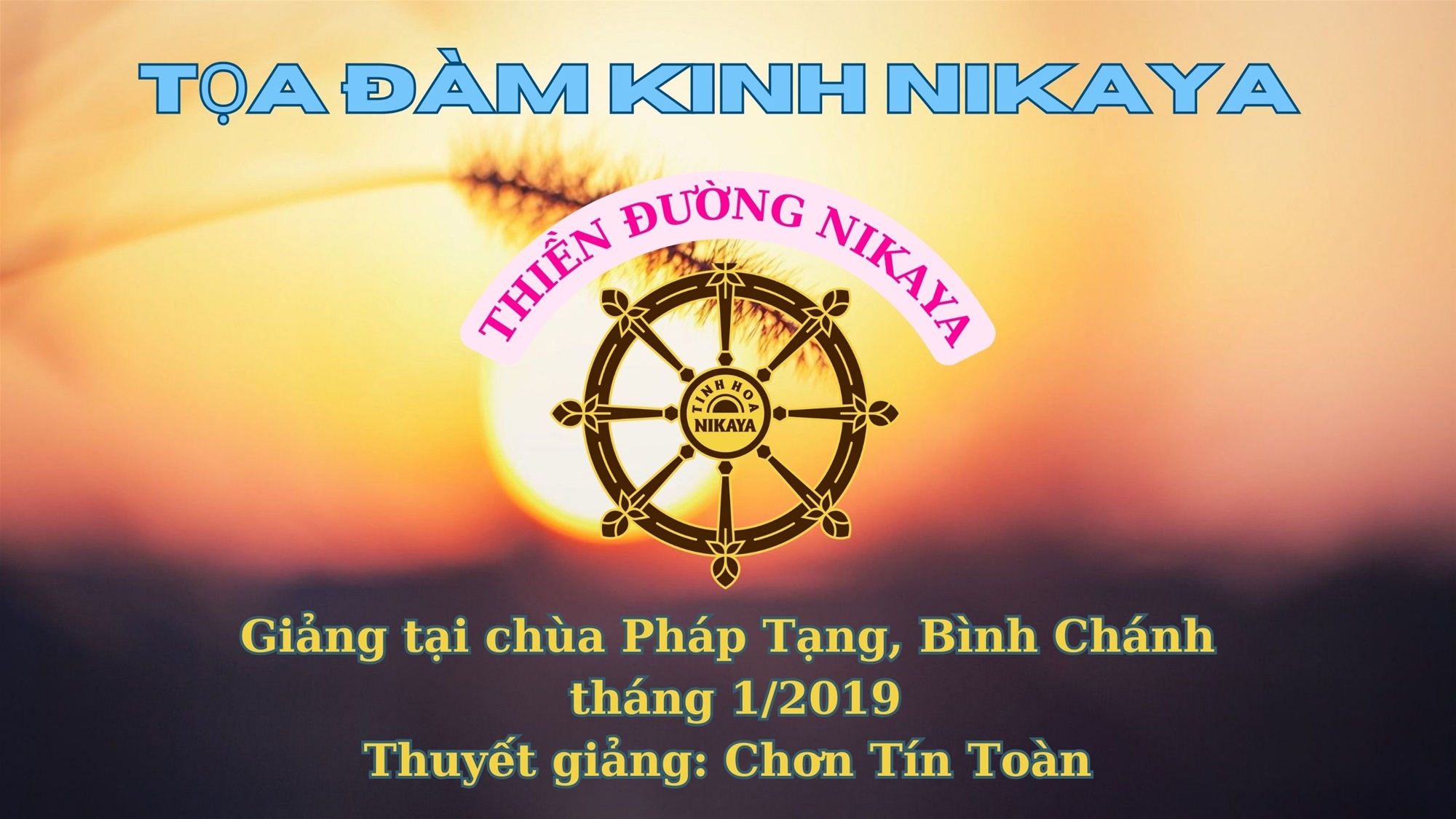 154_ TỌA ĐÀM KINH NIKAYA_ CHƠN TÍN TOÀN