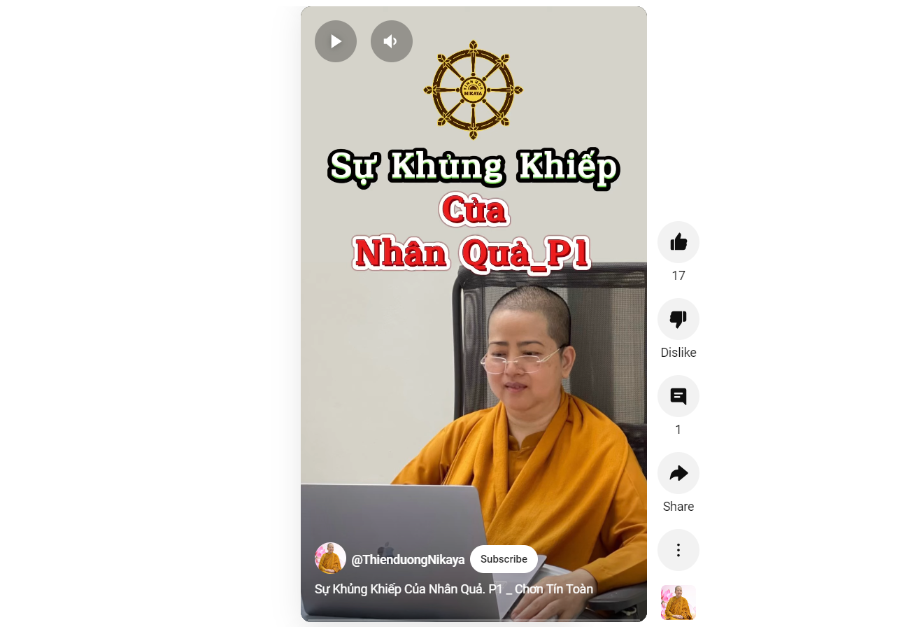 SỰ KHỦNG KHIẾP CỦA NHÂN QUẢ P.1_ CHƠN TÍN TOÀN