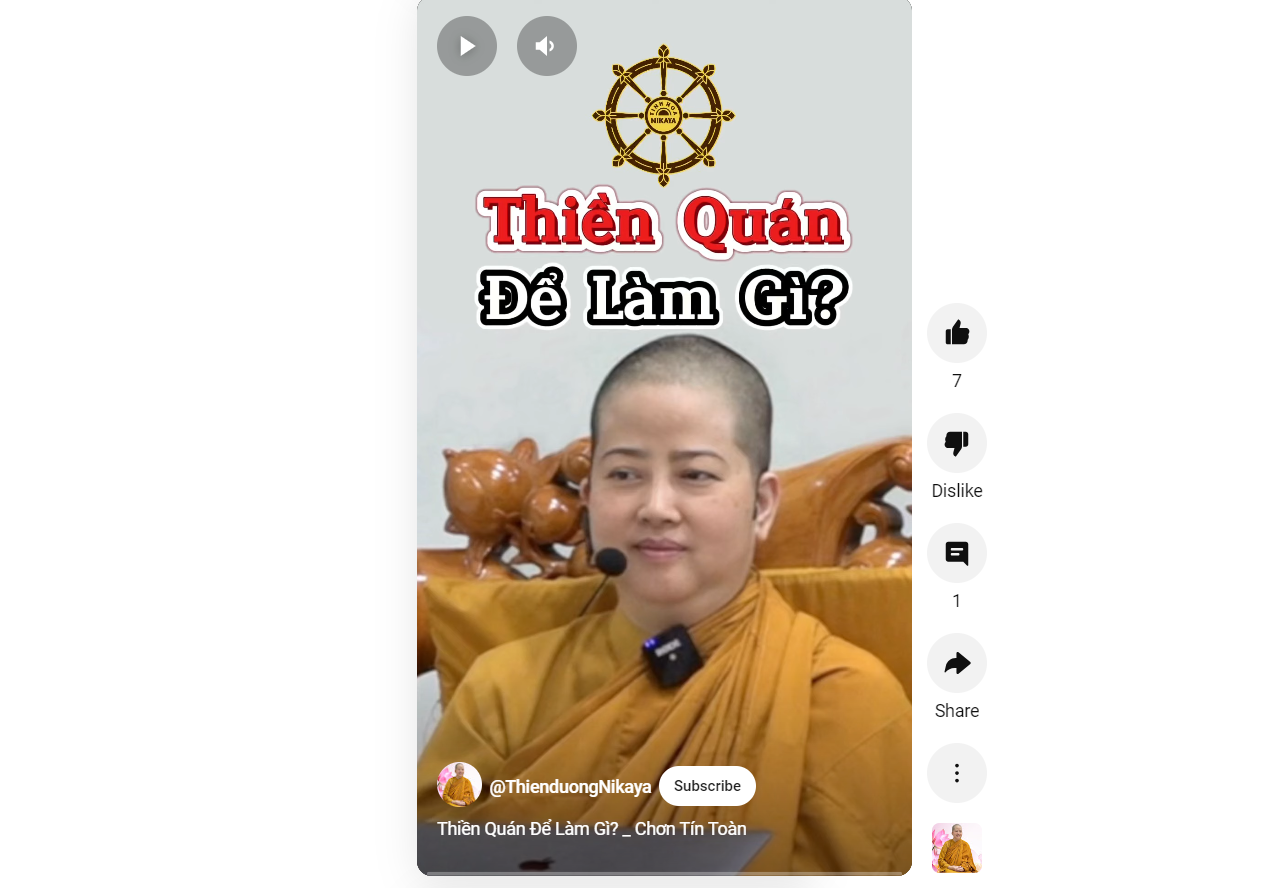 THIỀN QUÁN ĐỂ LÀM GỈ?_ CHƠN TÍN TOÀN