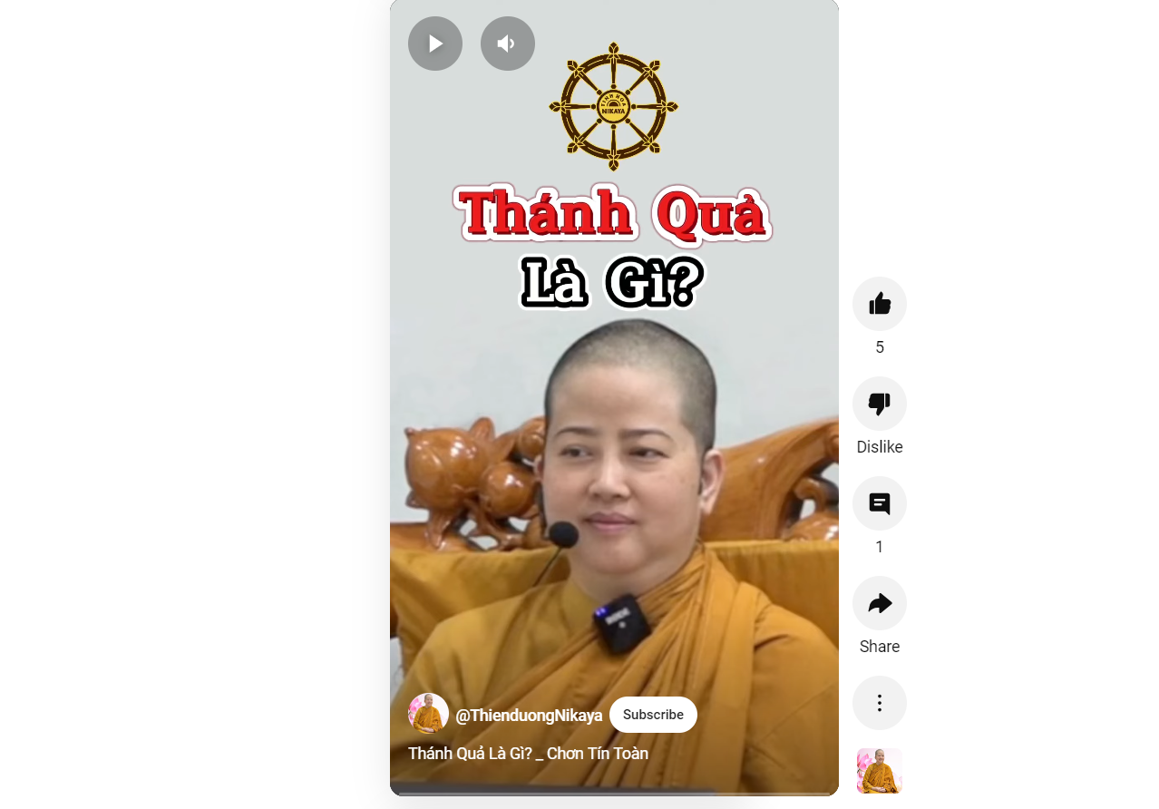 THÁNH QUẢ LÀ GÌ?_ CHƠN TÍN TOÀN