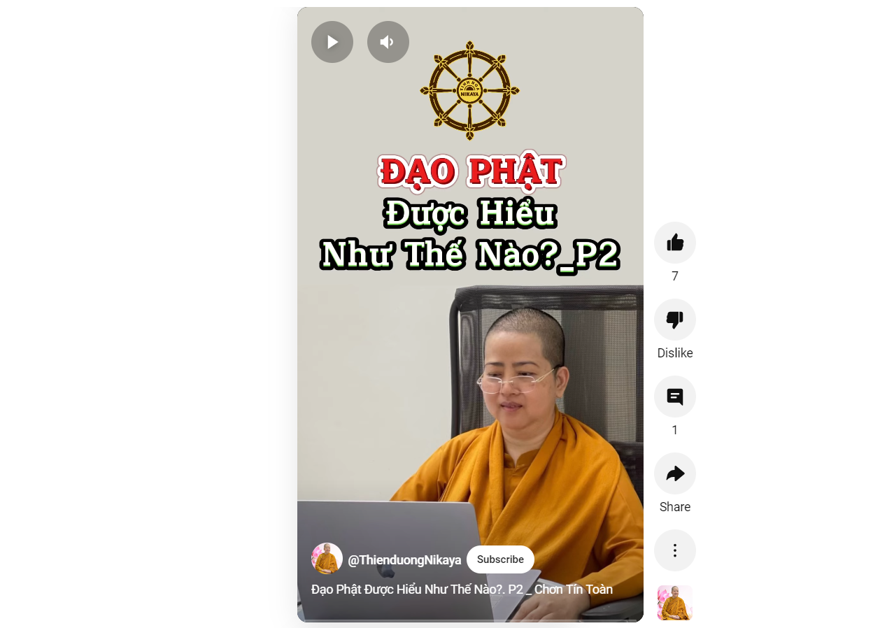 ĐẠO PHẬT ĐƯỢC HIỂU NHƯ THẾ NÀO? P.2_ CHƠN TÍN TOÀN