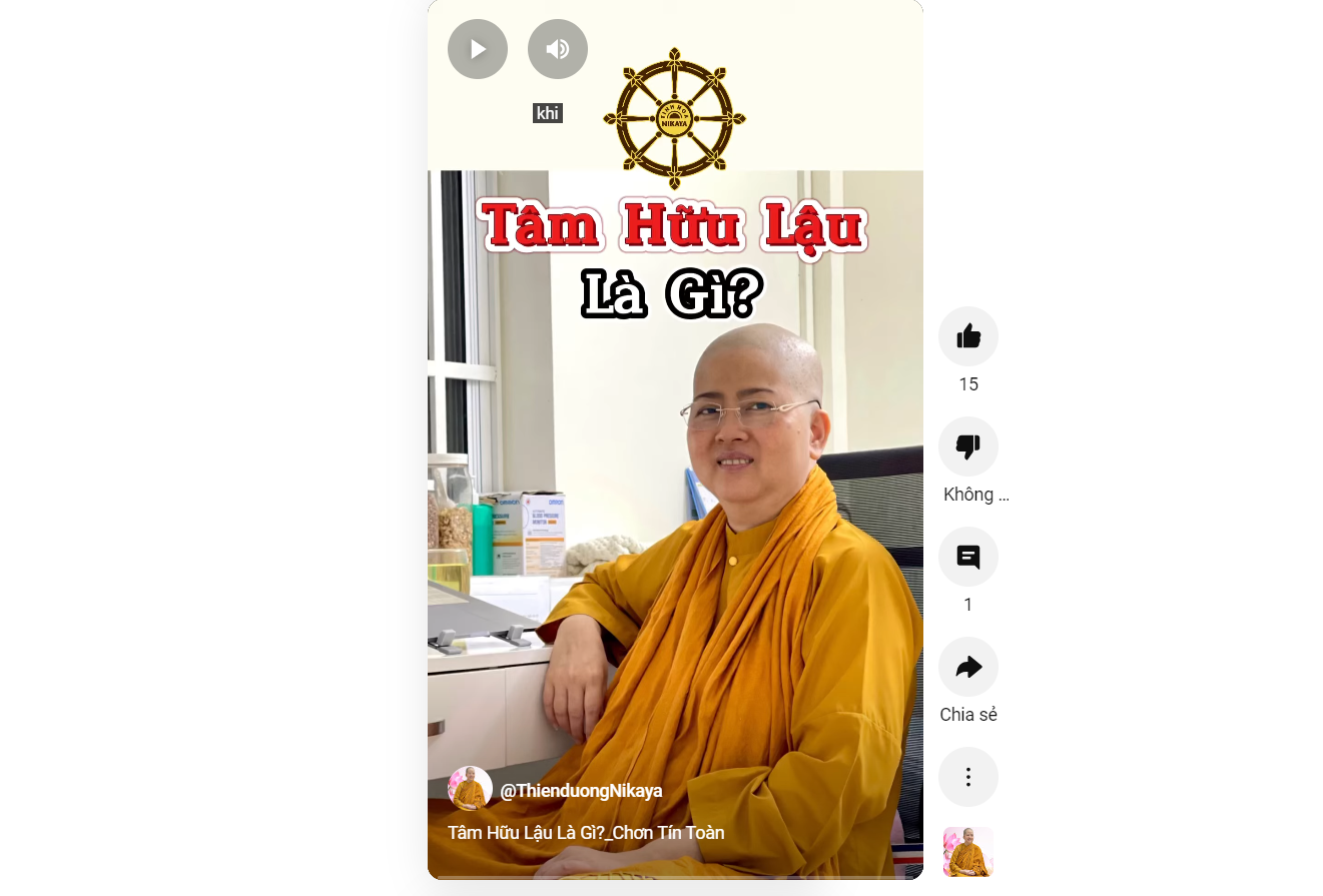 TÂM HỮU LẬU LÀ GÌ?_ CHƠN TÍN TOÀN