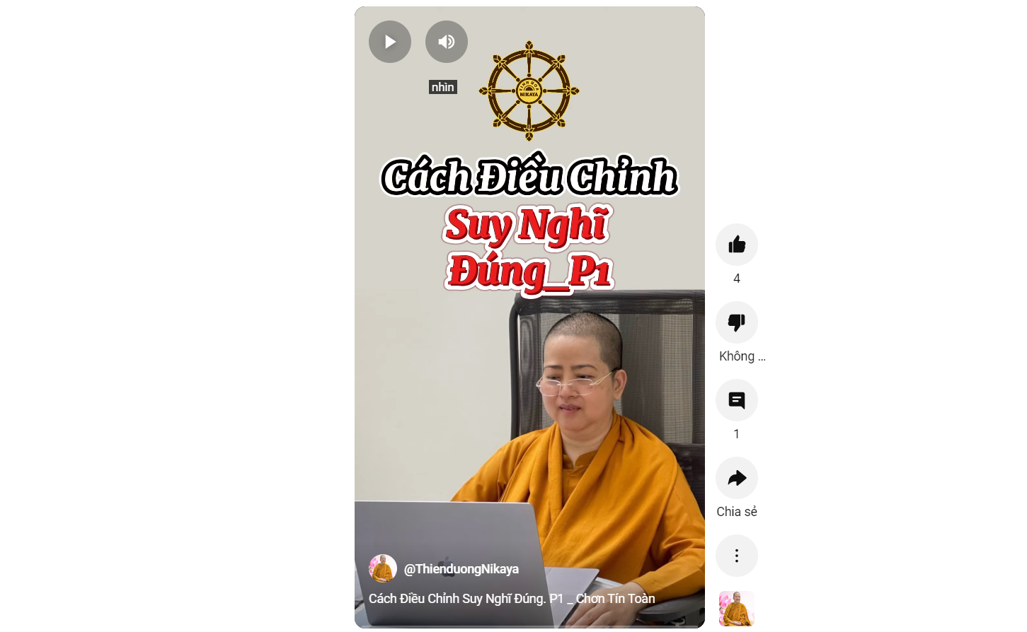 CÁCH ĐIỀU CHỈNH SUY NGHĨ ĐÚNG P.1_ CHƠN TÍN TOÀN