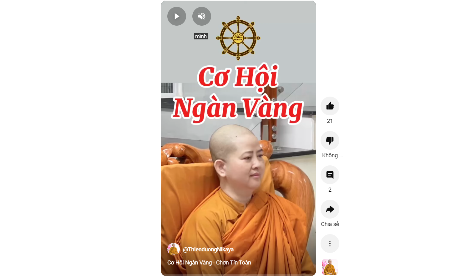 CƠ HỘI NGÀN VÀNG_ CHƠN TÍN TOÀN