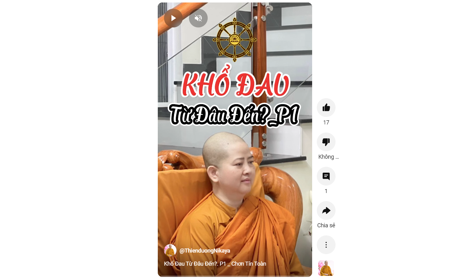 KHỔ ĐAU ĐẾN TỪ ĐÂU ĐẾN ?P.1 _ CHƠN TÍN TOÀN