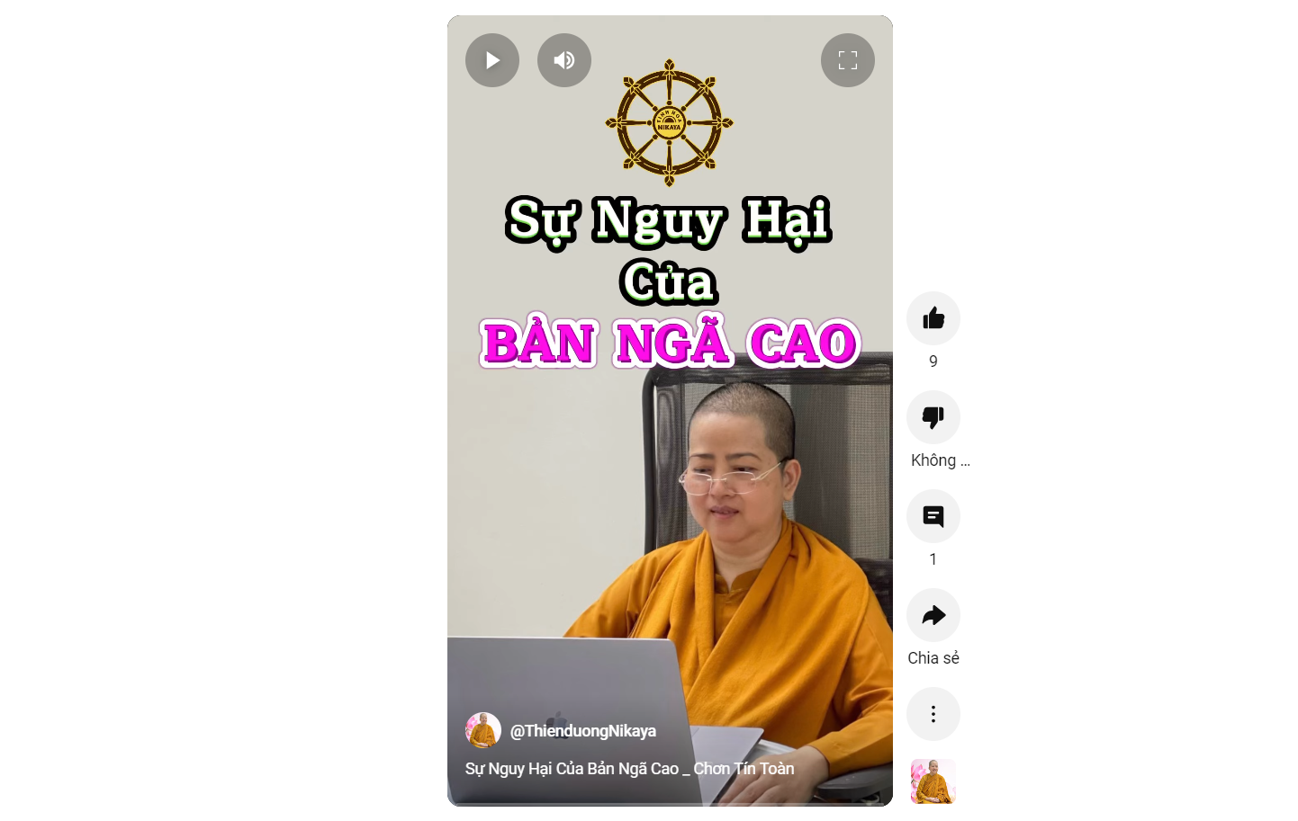 SỰ NGUY HẠI CỦA BẢN NGÃ CAO_ CHƠN TÍN TOÀN