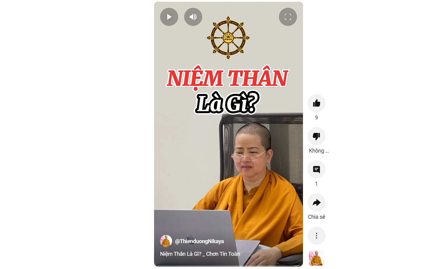 NIỆM THÂN LÀ GÌ?_ CHƠN TÍN TOÀN