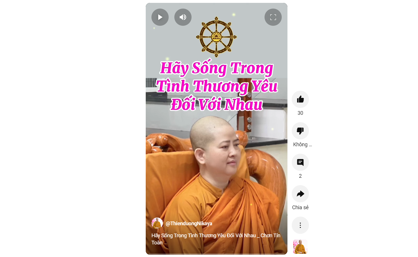 HÃY SỐNG TRONG TÌNH YÊU ĐỐI VỚI NHAU_ CHƠN TÍN TOÀN