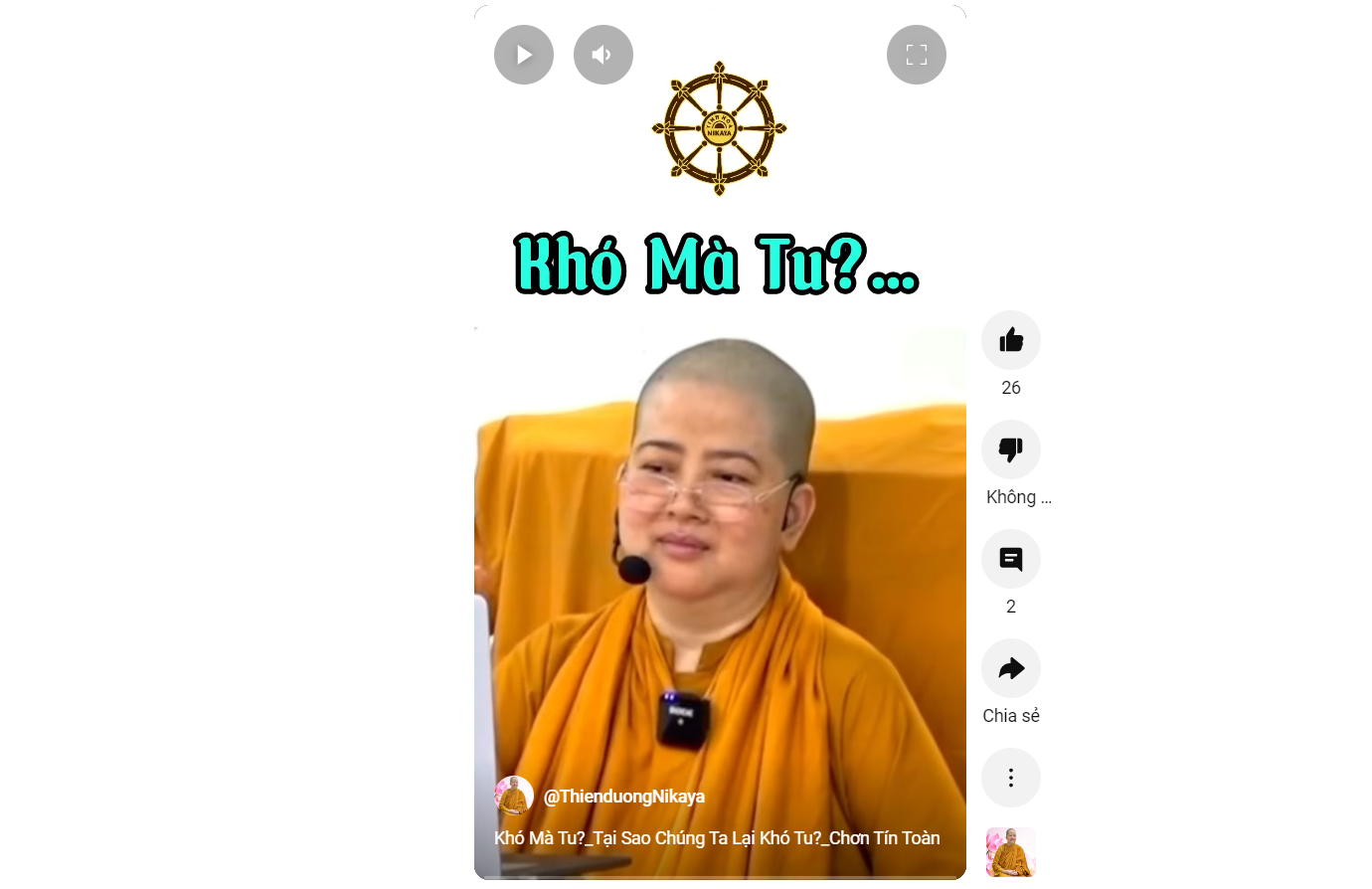 KHÓ MÀ TU?_ CHƠN TÍN TOÀN