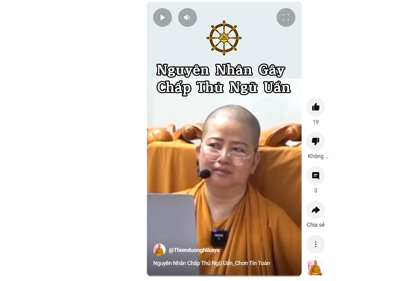 NGUYÊN NHÂN CHẤP THỦ NGŨ UẨN_ CHƠN TÍN TOÀN