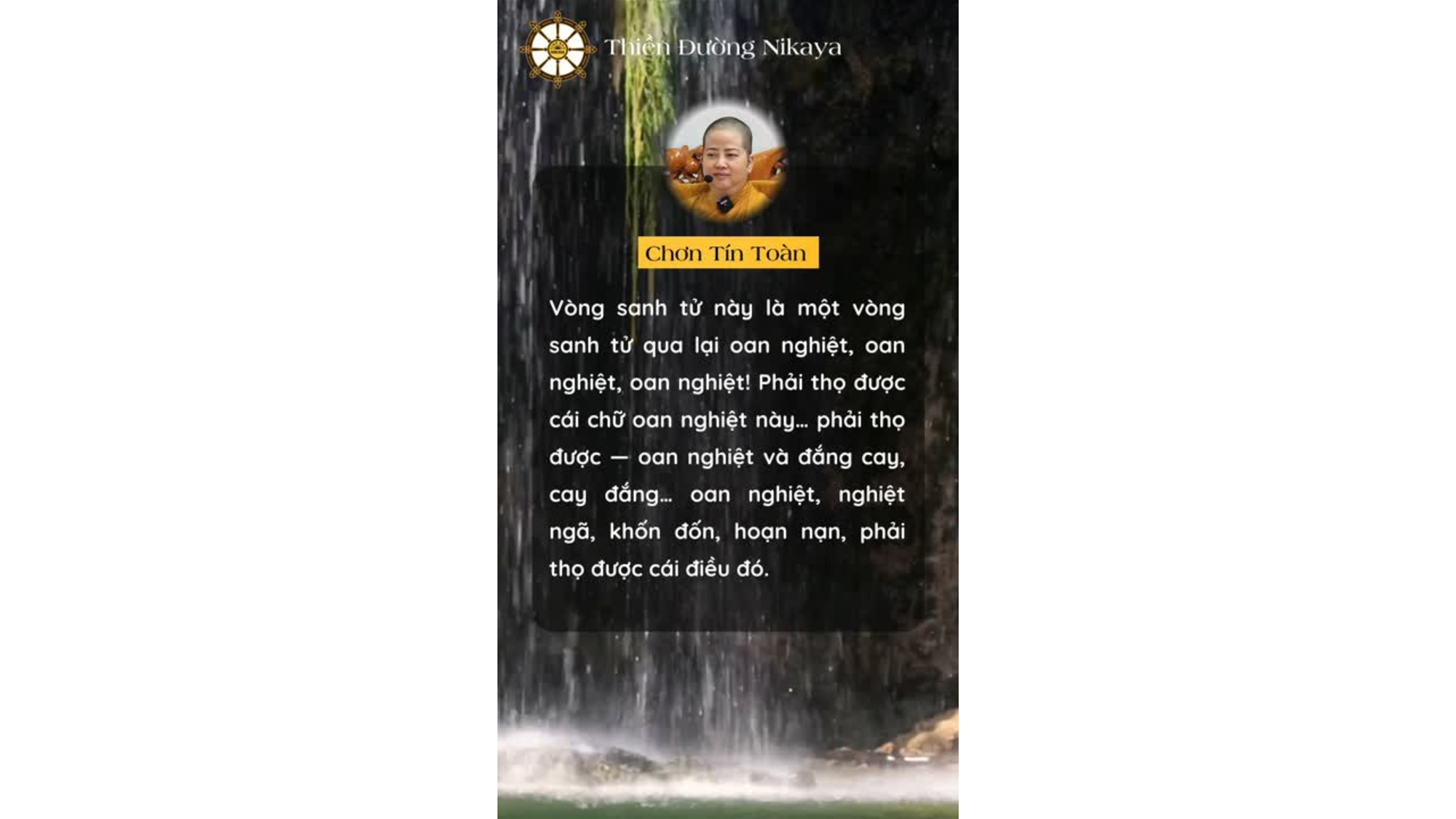 OAN NGHIỆT THAY VÒNG SANH TỬ! _ CHƠN TÍN TOÀN