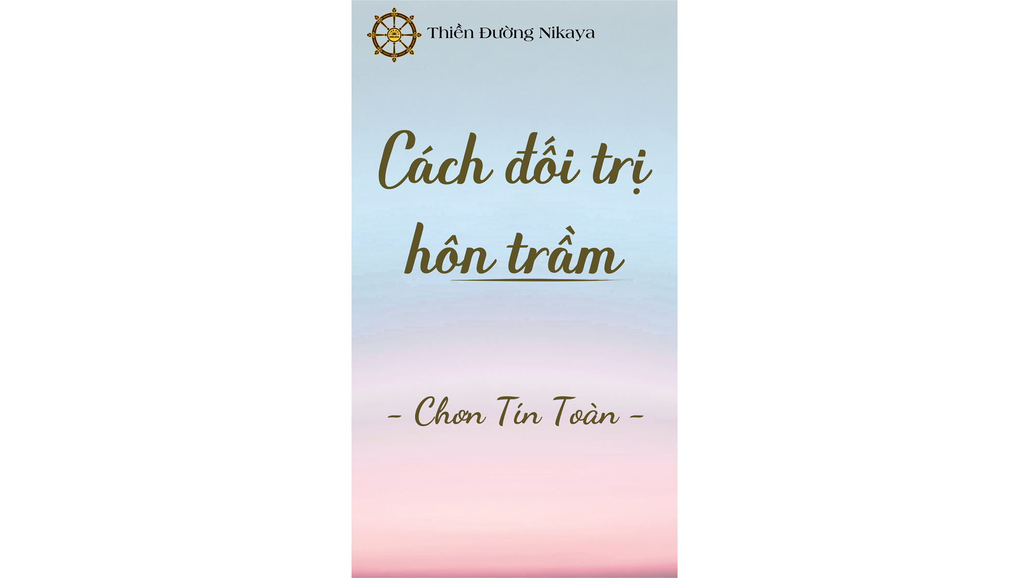 CÁCH ĐỐI TRỊ HÔN TRẦM _ CHƠN TÍN TOÀN