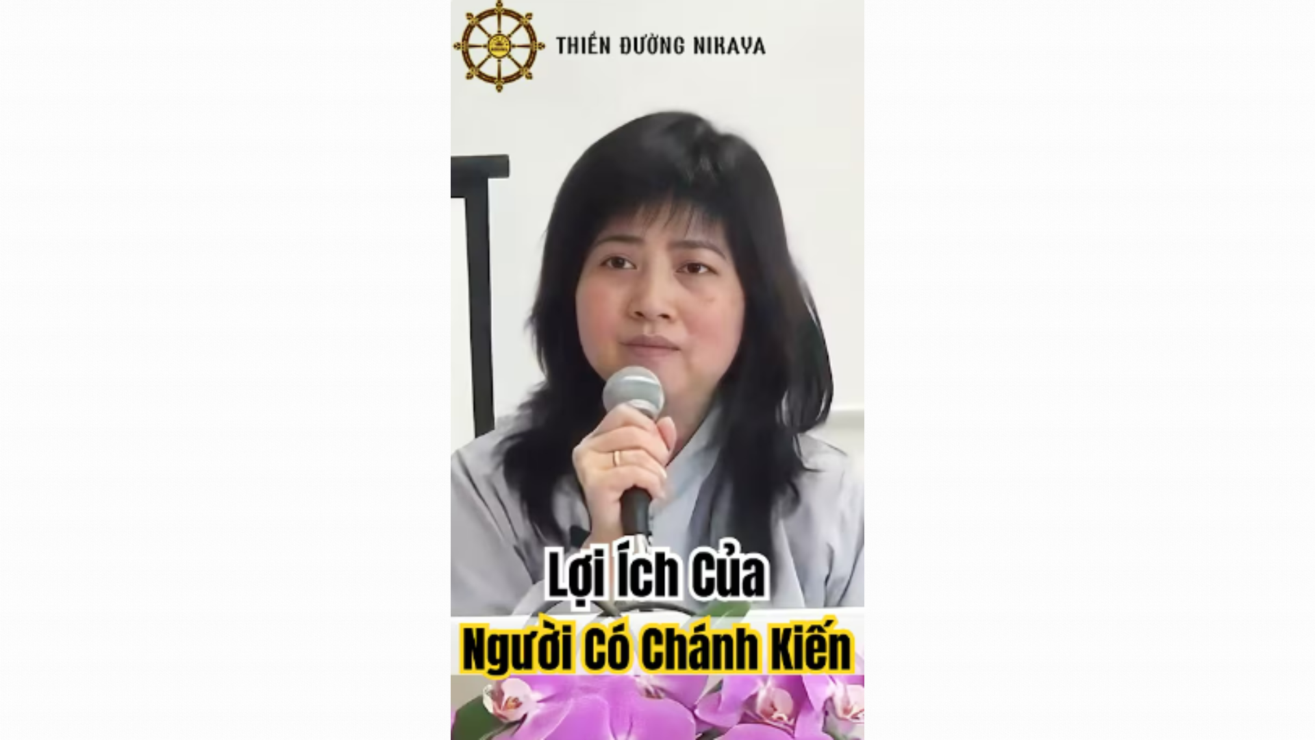 LỢI ÍCH CỦA NGƯỜI CÓ CHÁNH KIẾN _ CHƠN TÍN TOÀN