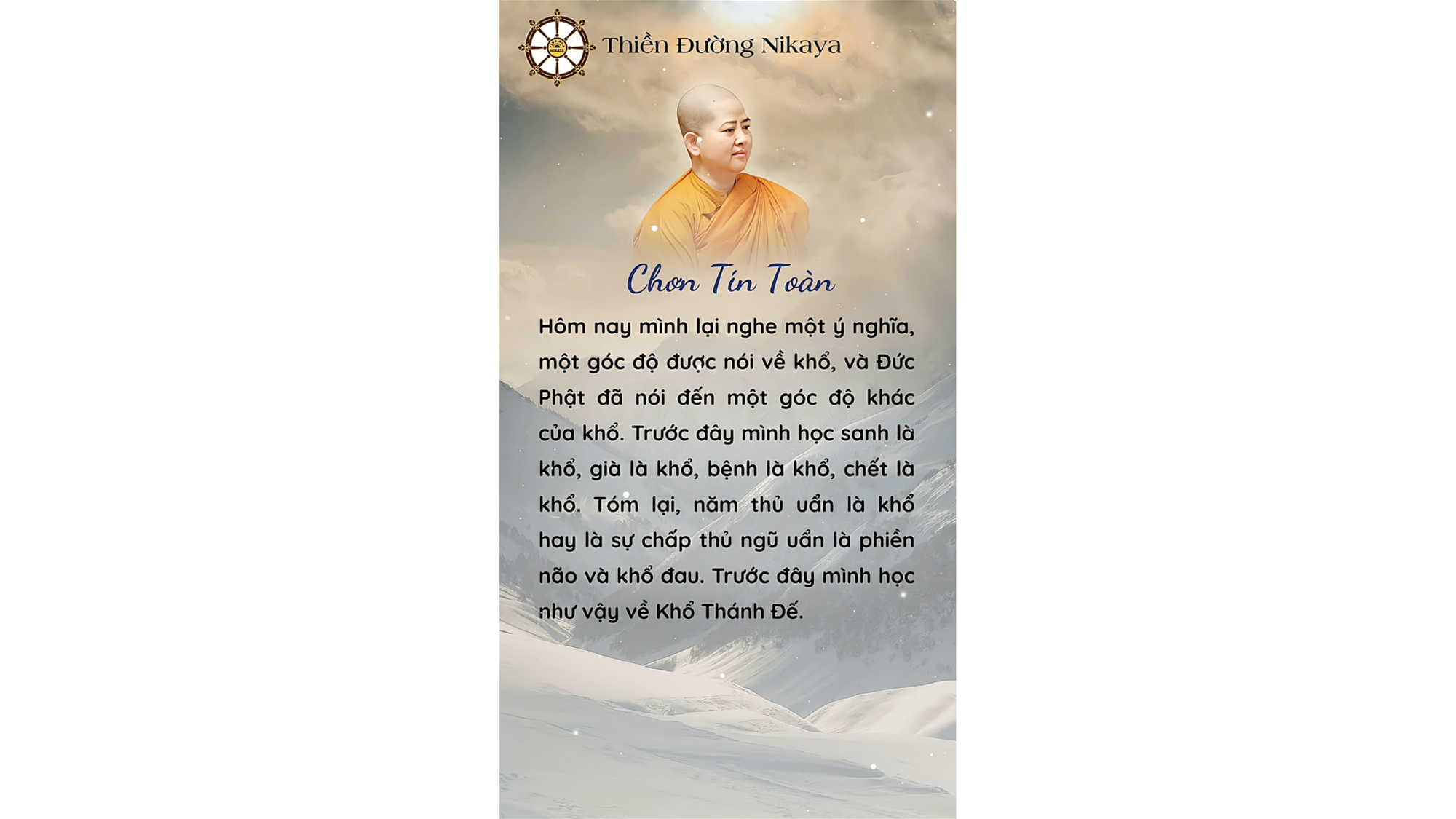 BIẾT LÀ KHỔ RỒI, CÒN NẮM LÀM CHI NỮA _ CHƠN TÍN TOÀN