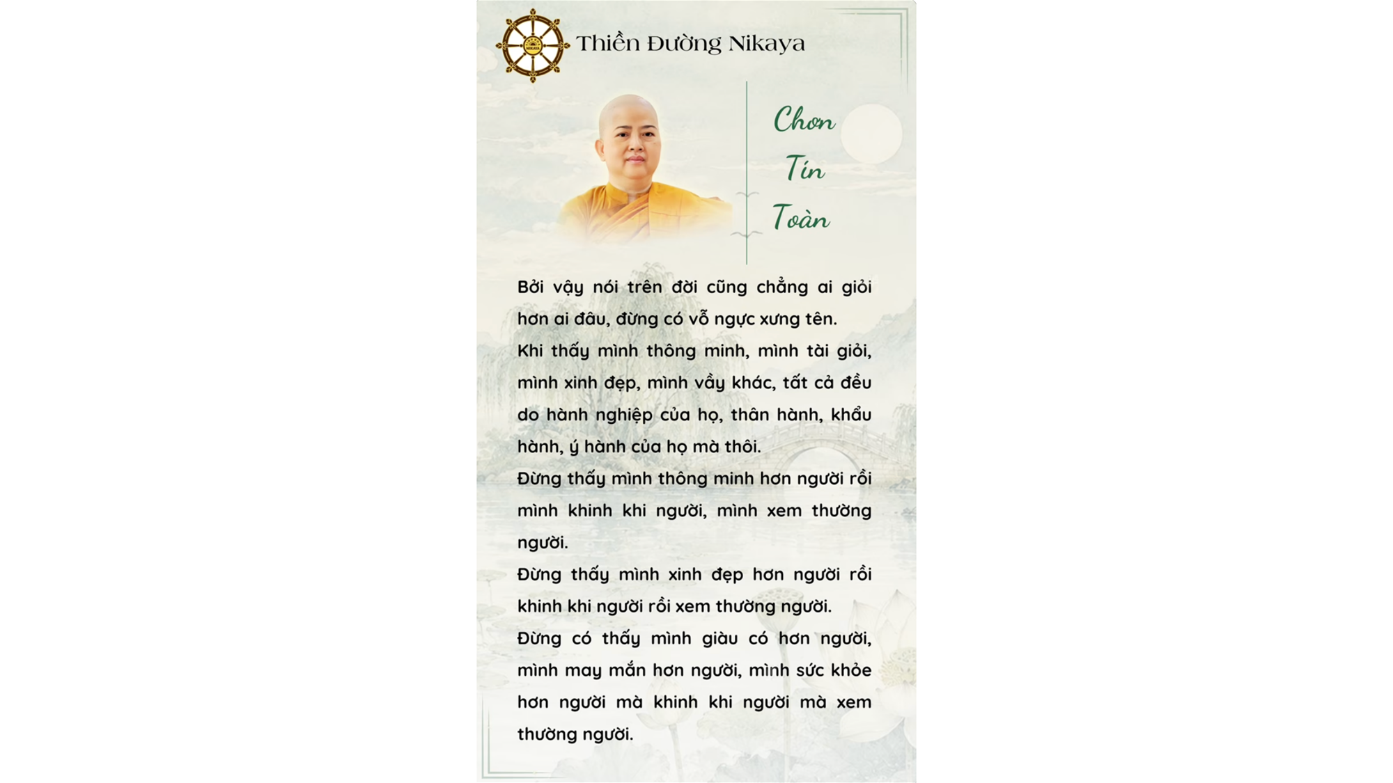 AI HƠN AI TRONG DÒNG SANH TỬ? _ CHƠN TÍN TOÀN