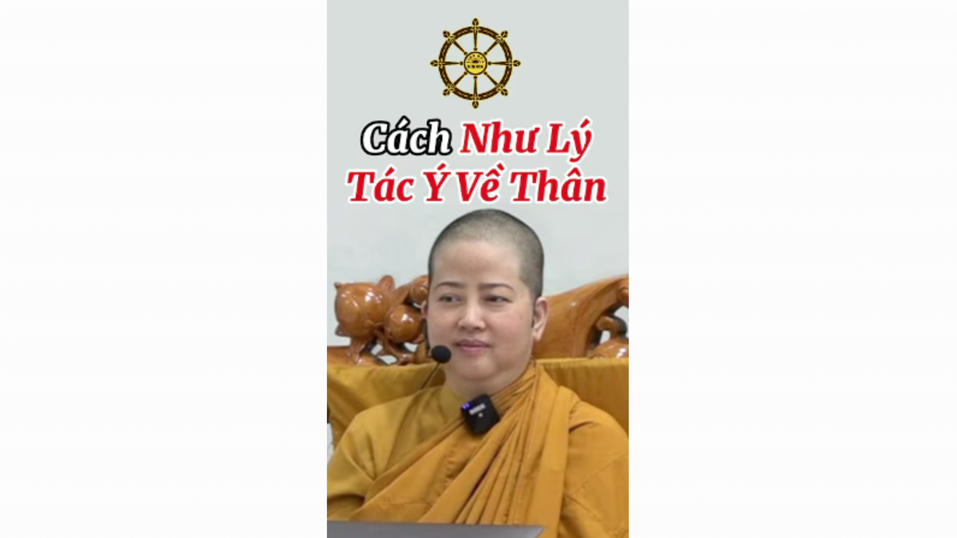 CÁCH NHƯ LÝ TÁC Ý VỀ THÂN _ CHƠN TÍN TOÀN