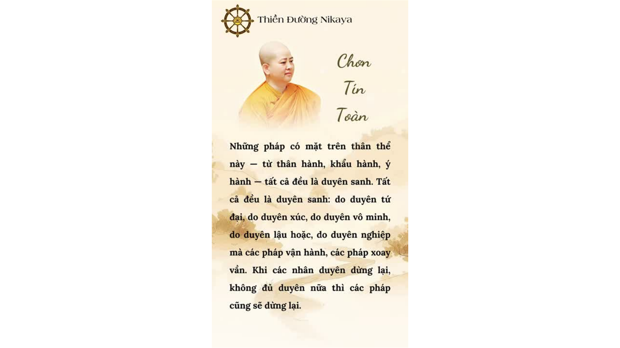 CỚ SAO CÒN CHẤP VÀO NHỮNG PHÁP DUYÊN SANH VÔ THƯỜNG? _ CHƠN TÍN TOÀN