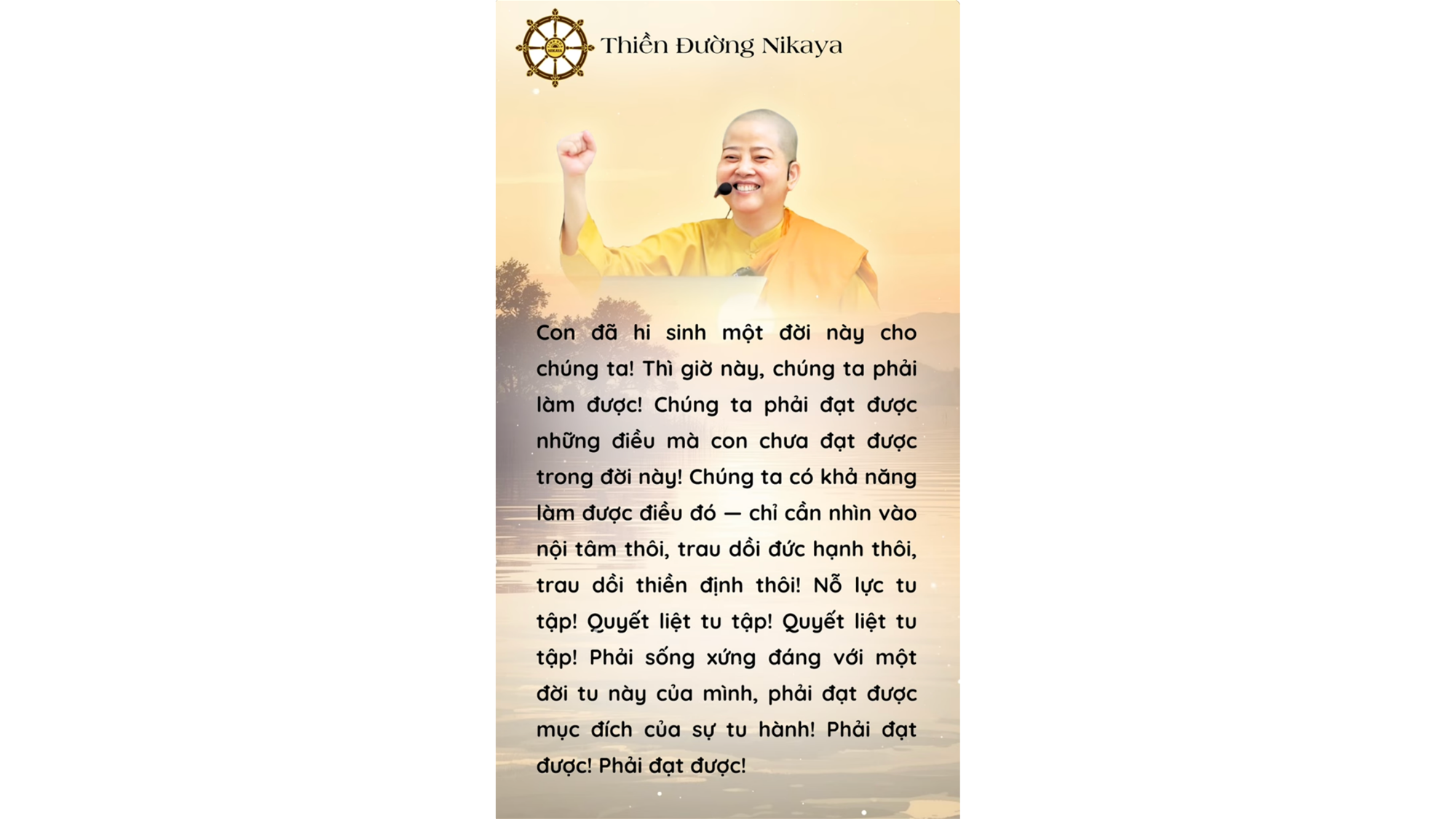 PHẢI SỐNG XỨNG ĐÁNG VỚI SỰ HI SINH CỦA NGÀI! _ CHƠN TÍN TOÀN