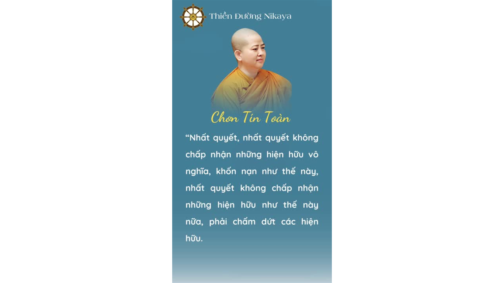 PHẢI TU ĐỂ DỨT KHỔ _ CHƠN TÍN TOÀN