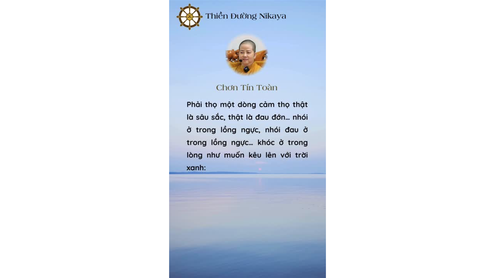KHỔ THAY, LUÂN HỒI SANH TỬ NÀY! _ CHƠN TÍN TOÀN