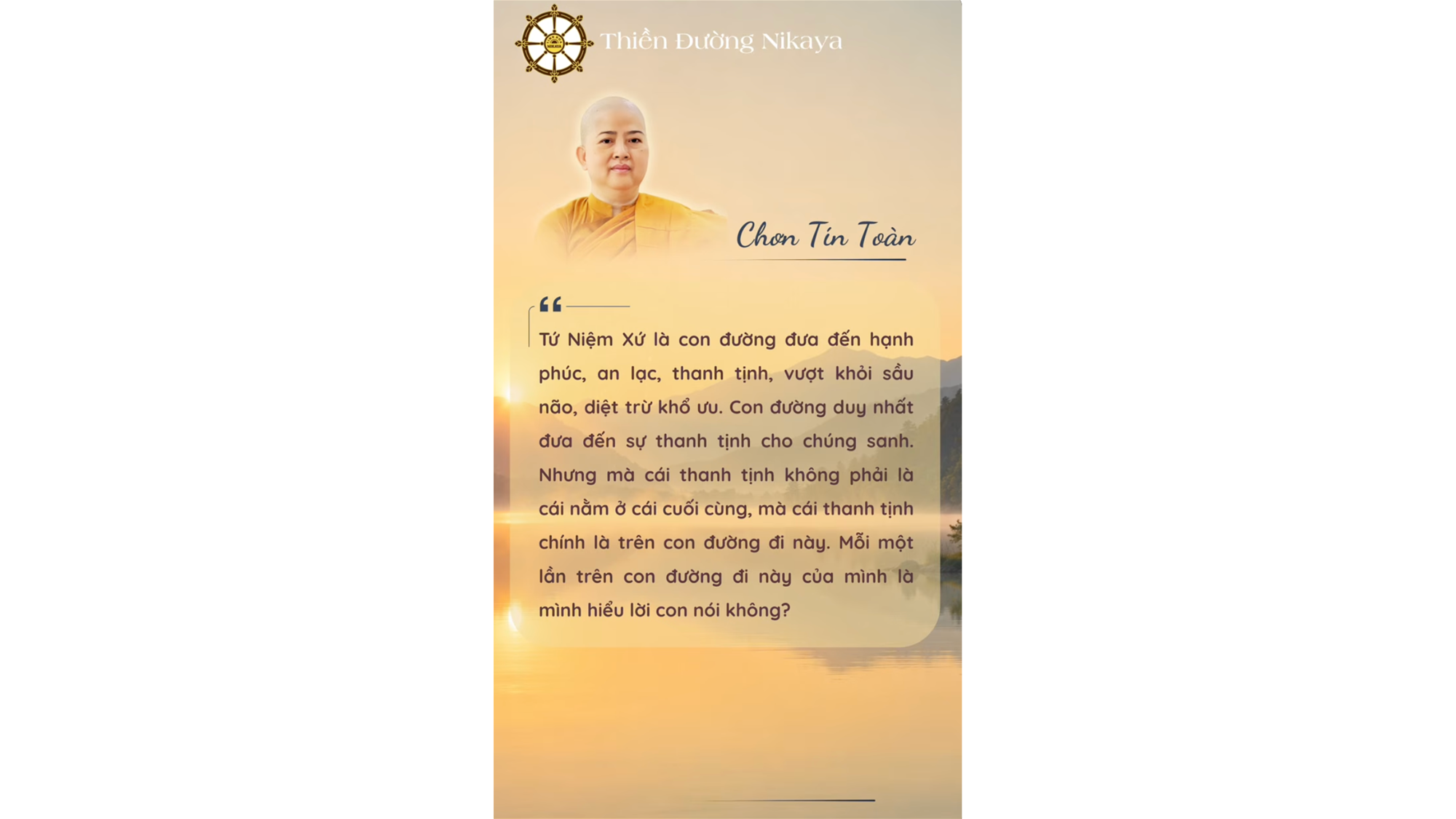 HẠNH PHÚC KHÔNG Ở CUỐI CON ĐƯỜNG _ CHƠN TÍN TOÀN