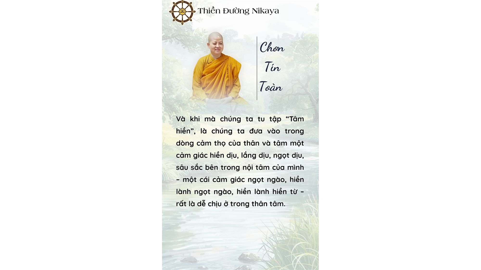 TÂM HIỀN DỄ CHỊU LÀM SAO! _ CHƠN TÍN TOÀN