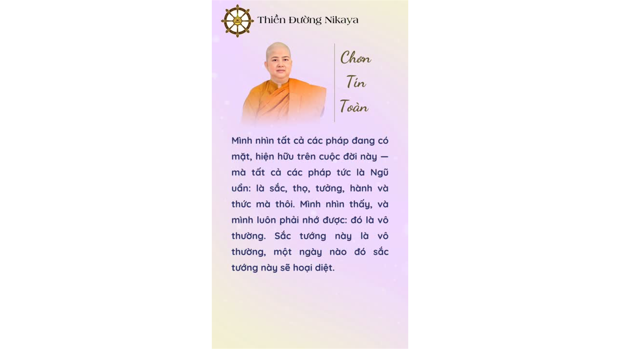 NẾU KHÔNG TU TẬP- KHỔ KHÔNG BAO GIỜ CHẤM DỨT! _ CHƠN TÍN TOÀN