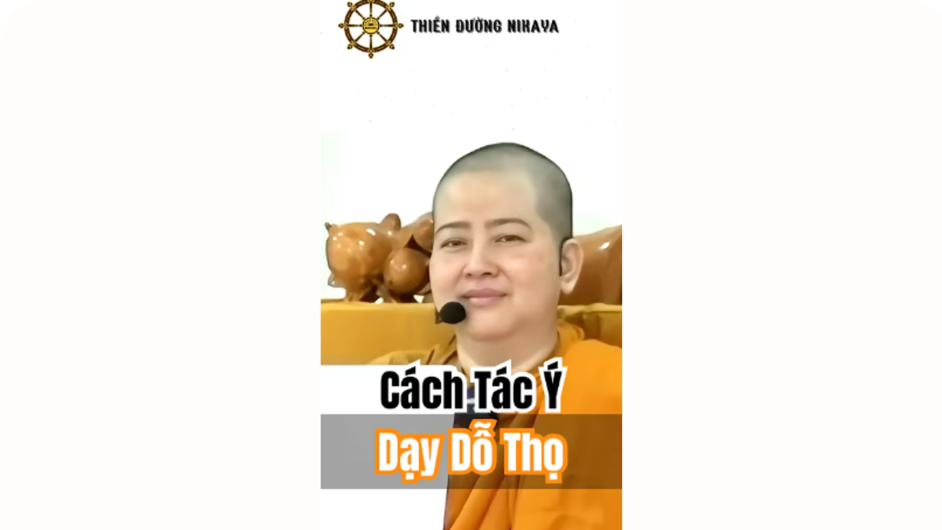 CÁCH TÁC Ý DẠY DỖ THỌ _ CHƠN TÍN TOÀN