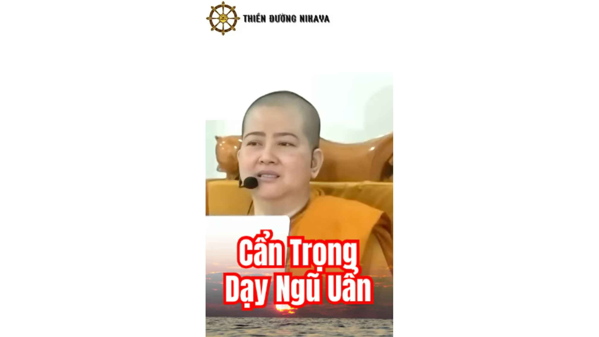 CẨN TRỌNG DẠY NGŨ UẨN _ CHƠN TÍN TOÀN