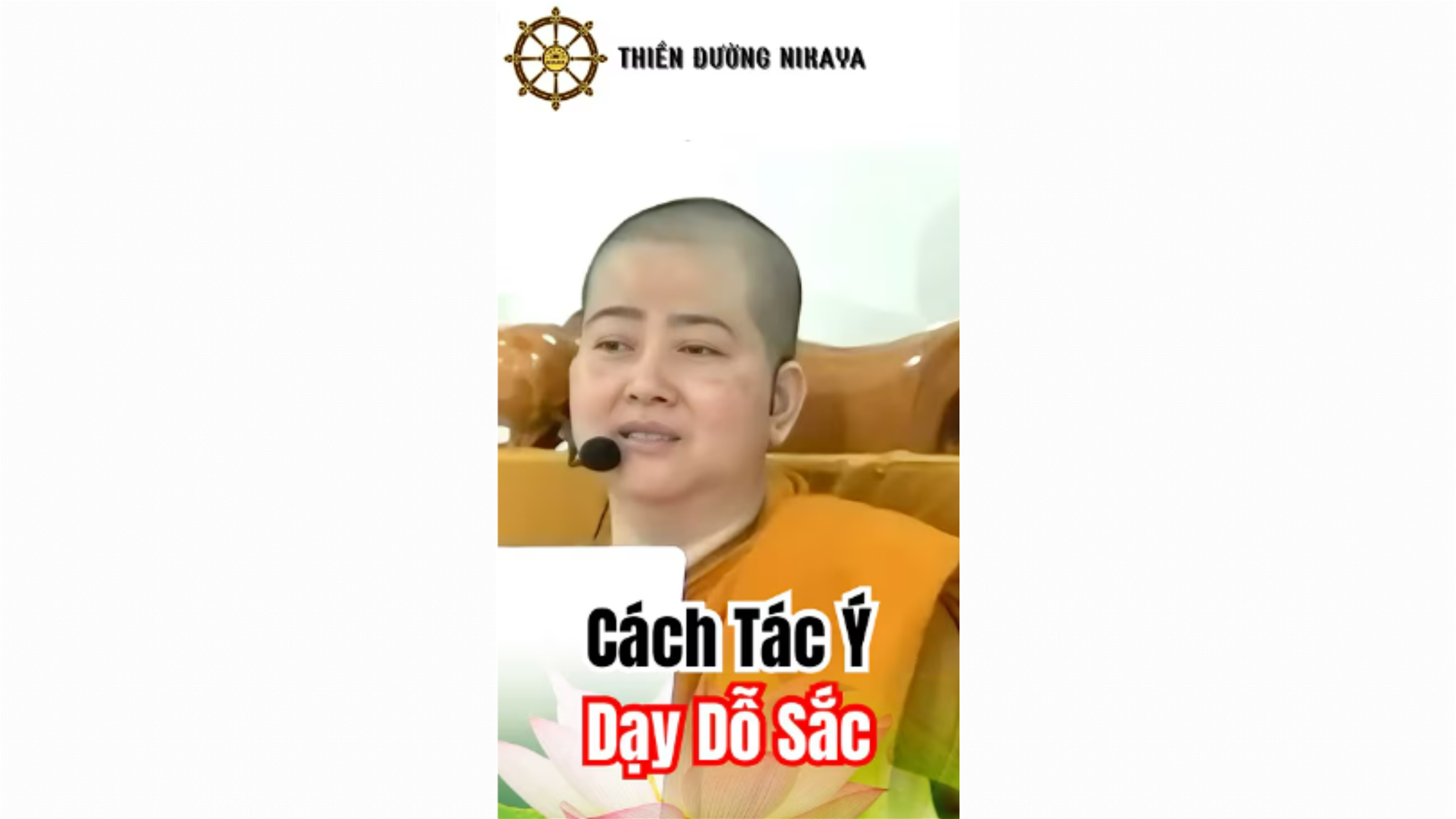 CÁCH TÁC Ý DẠY DỖ SẮC _ CHƠN TÍN TOÀN