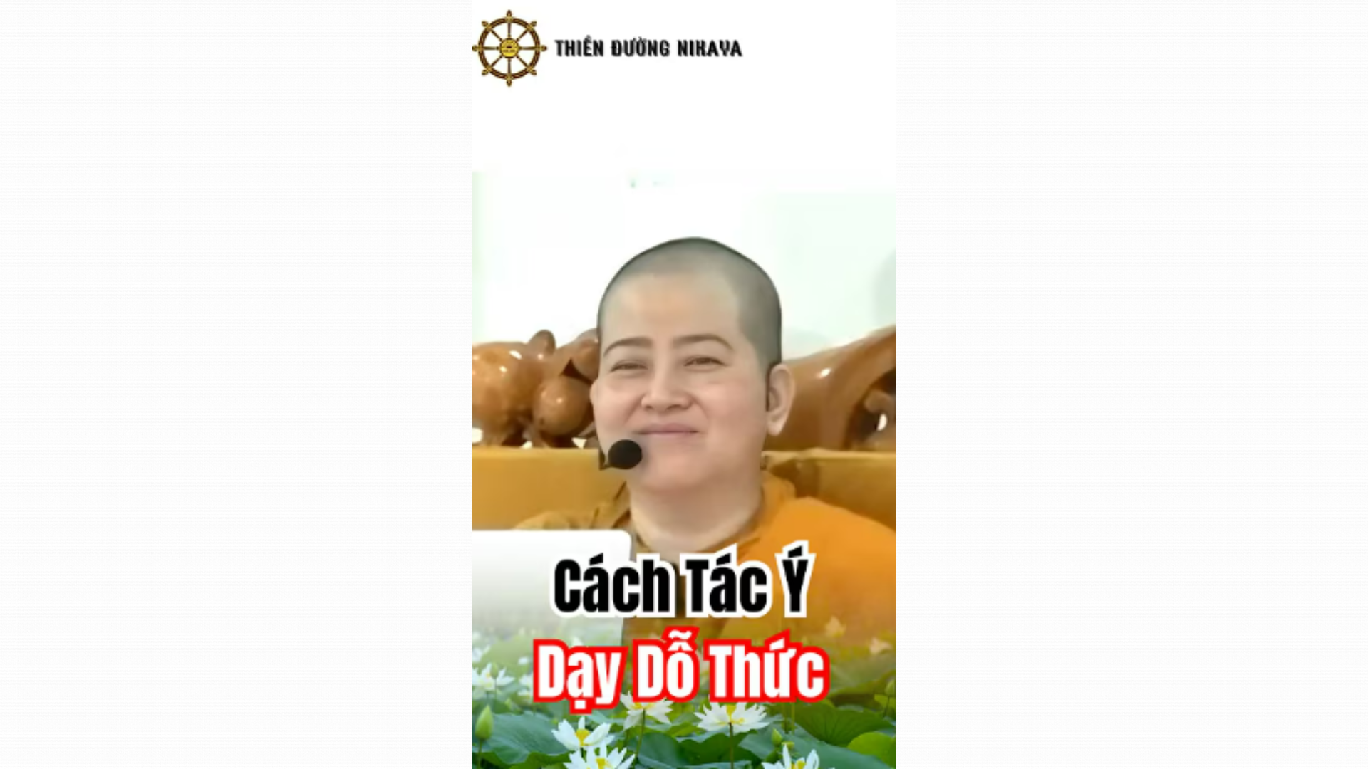 CÁCH TÁC Ý DẠY DỖ THỨC _ CHƠN TÍN TOÀN