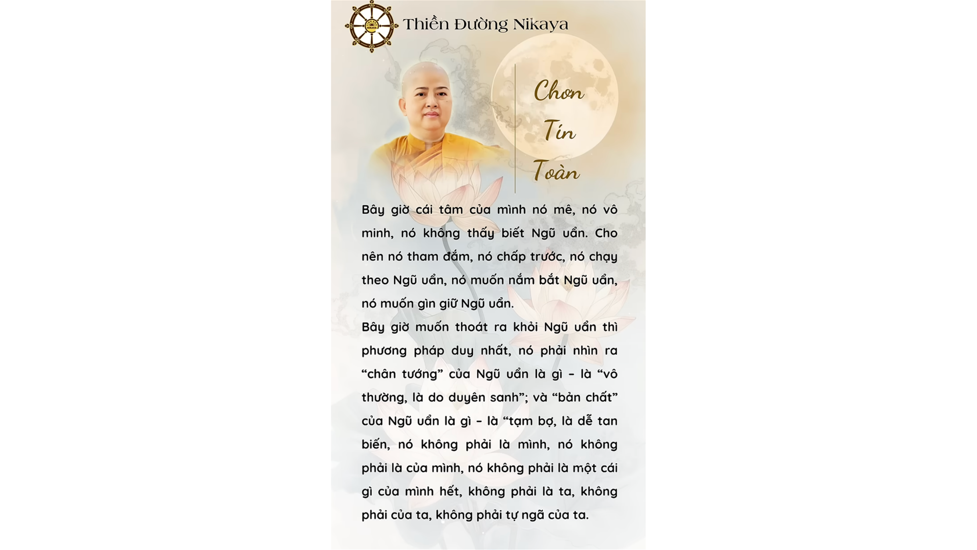 VÌ SAO TA CỨ MÃI BỊ SANH TỬ CHI PHỐI? _ CHƠN TÍN TOÀN