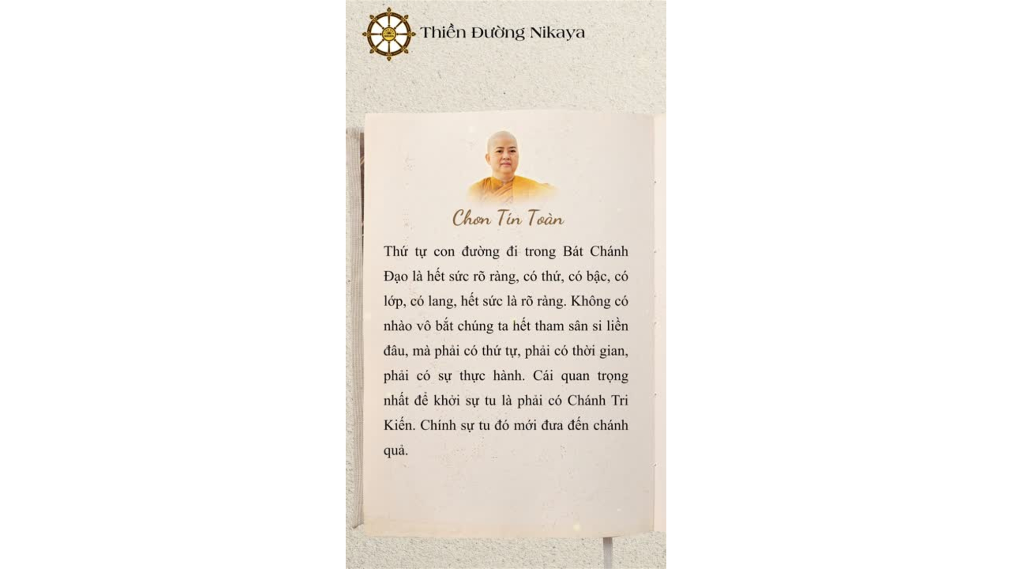 PHẢI NHÌN THẤY RÕ BẢN CHẤT CỦA NGŨ UẨN _ CHƠN TÍN TOÀN