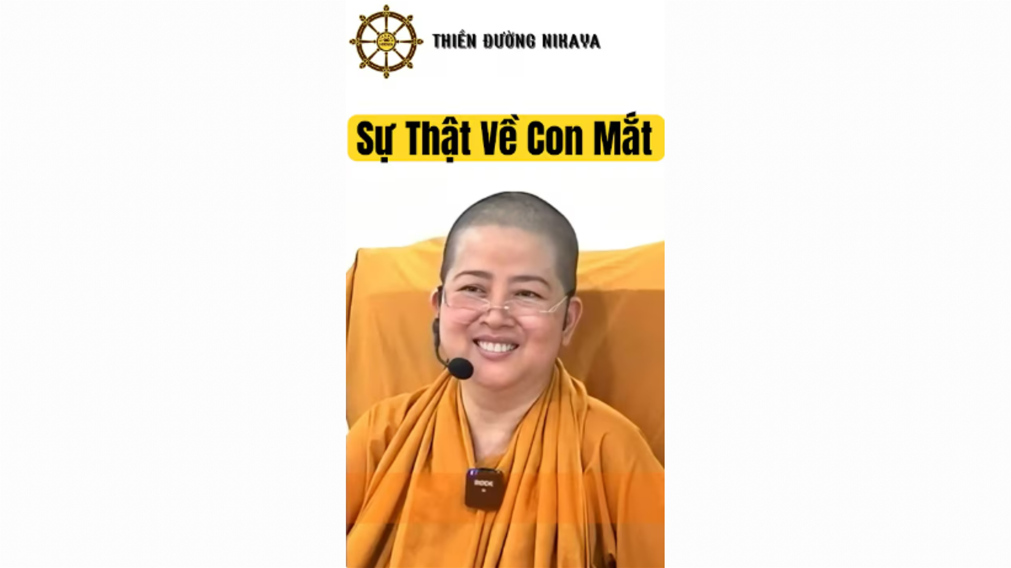 SỰ THẬT VỀ CON MẮT _ CHƠN TÍN TOÀN