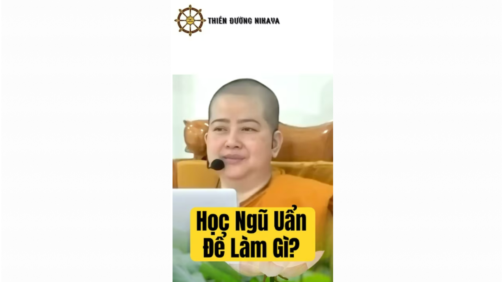 HỌC NGŨ UẨN ĐỂ LÀM GÌ? _ CHƠN TÍN TOÀN