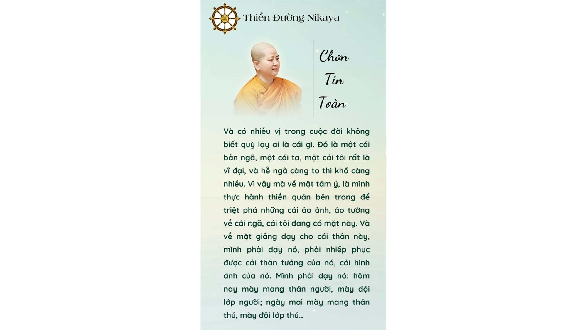 KHỔ! KHỔ!... THẬT SỰ LÀ KHỔ! _ CHƠN TÍN TOÀN