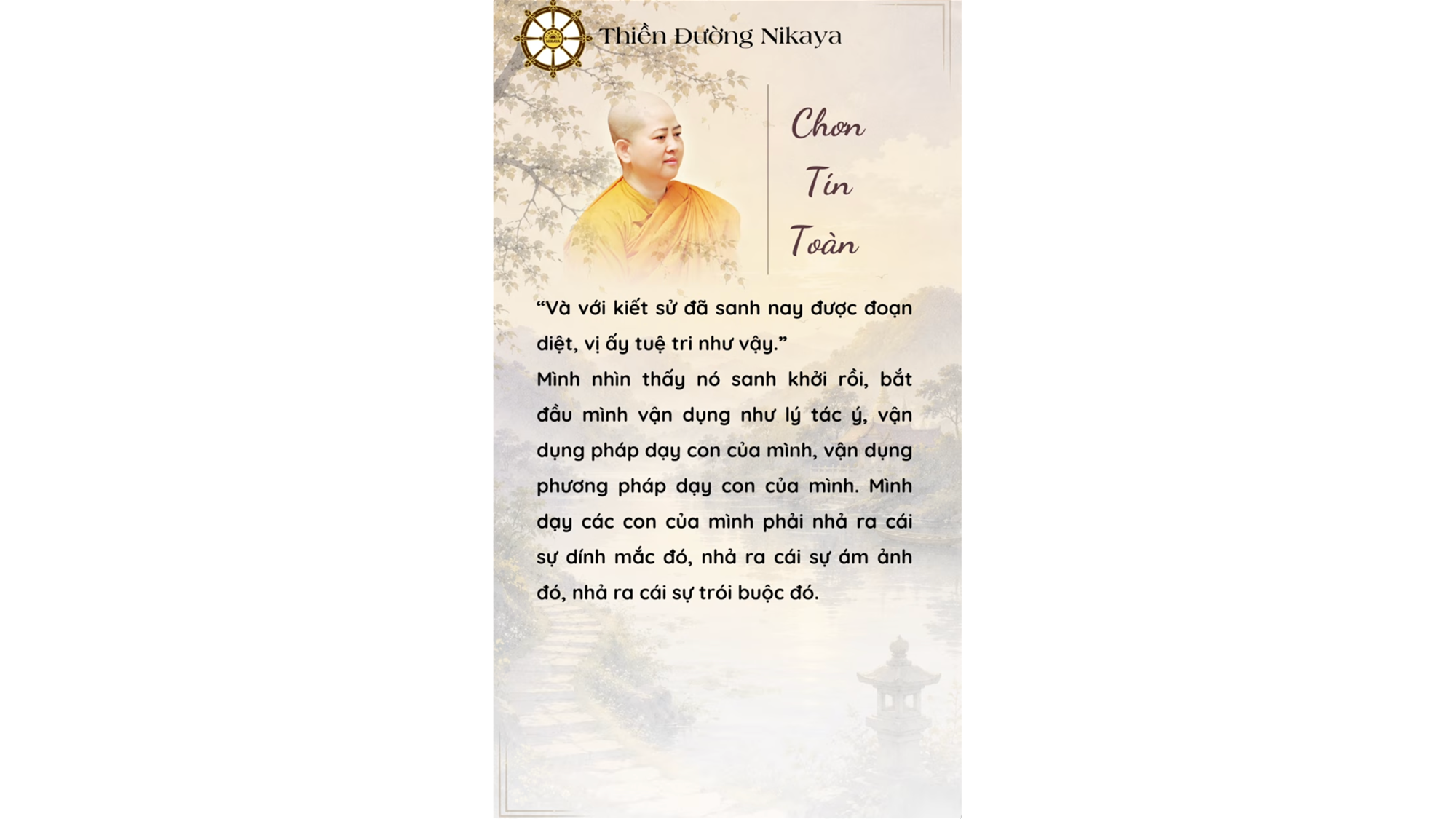 THƯƠNG VÔ MINH CỦA MÌNH VÀ NGƯỜI _ CHƠN TÍN TOÀN
