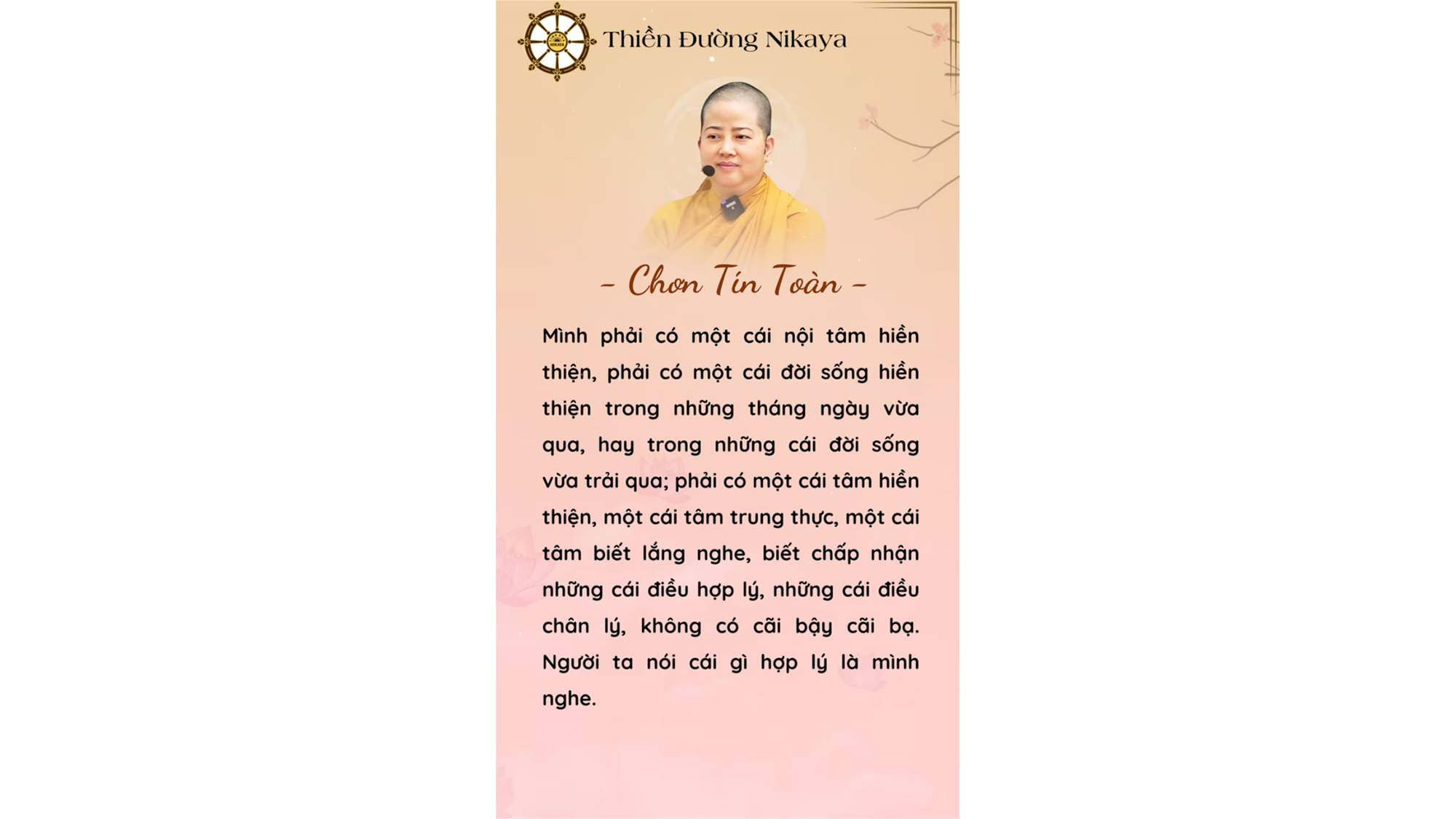 DUYÊN LÀNH NÀY KHÔNG DỄ GẶP ĐÂU! _ CHƠN TÍN TOÀN