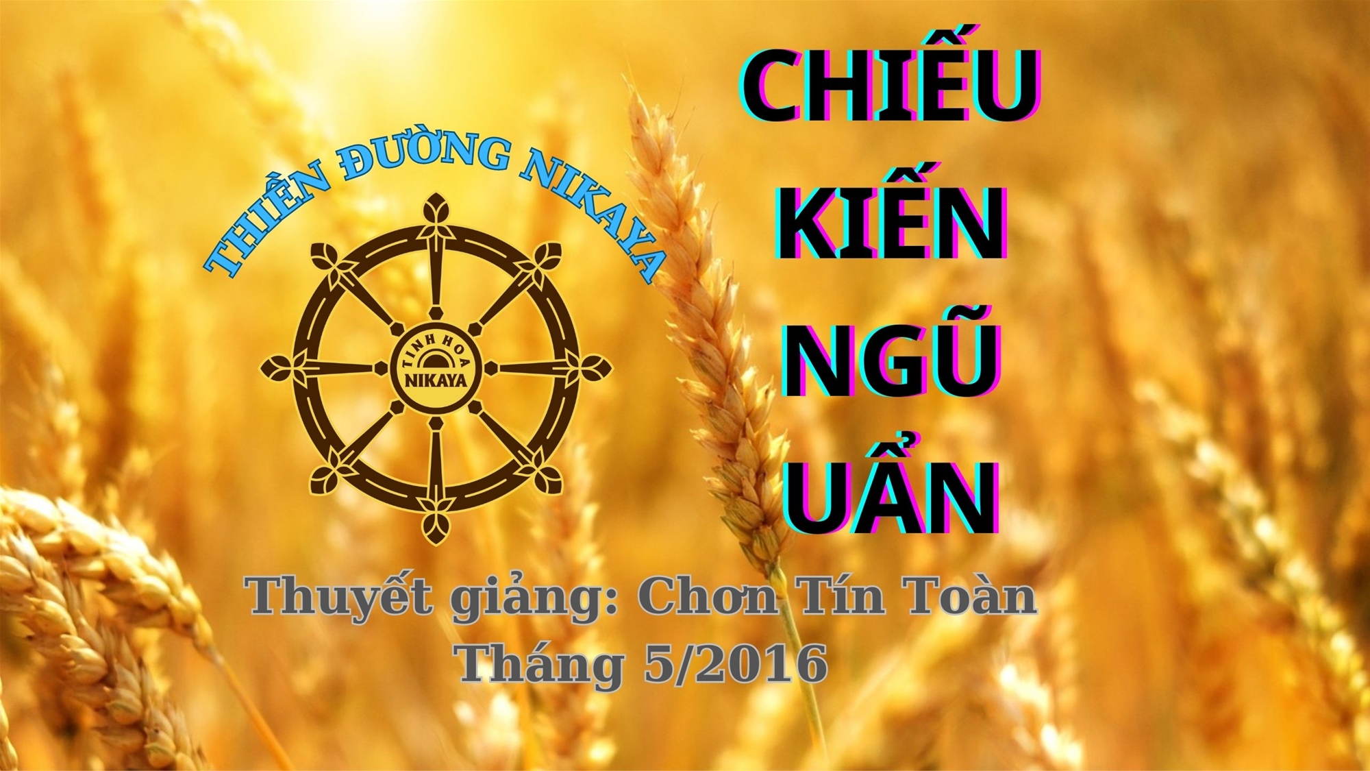 16_CHIẾU KIẾN NGŨ UẨN 1_ CHƠN TÍN TOÀN