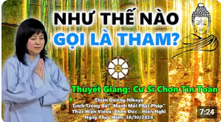 NHƯ THẾ NÀO GỌI LÀ THAM?_ CHƠN TÍN TOÀN