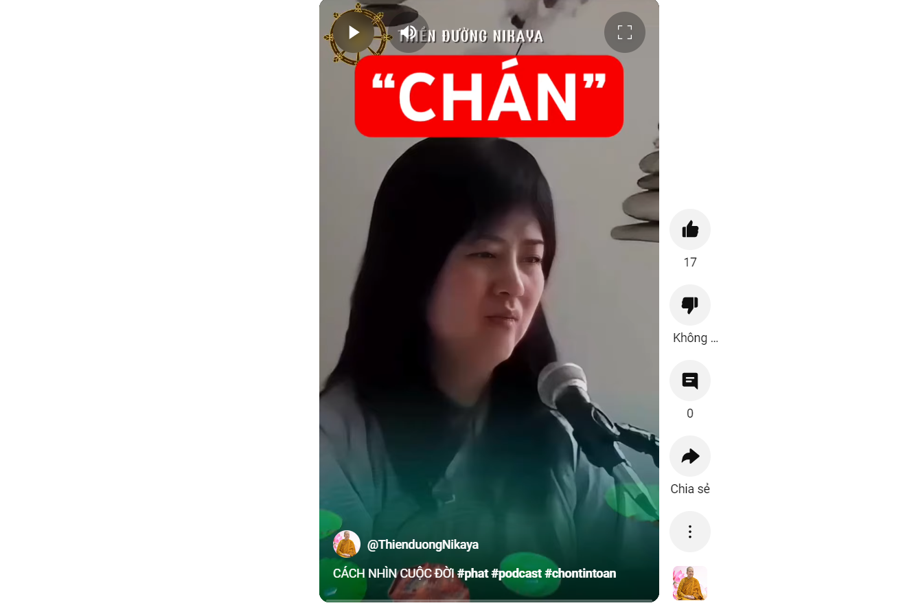 CÁCH NHÌN CUỘC ĐỜI 