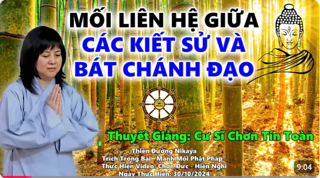 MỐI LIÊN HỆ GIỮA CÁC KIẾT SỬ VÀ BÁT CHÁNH ĐẠO_ CHƠN TÍN TOÀN