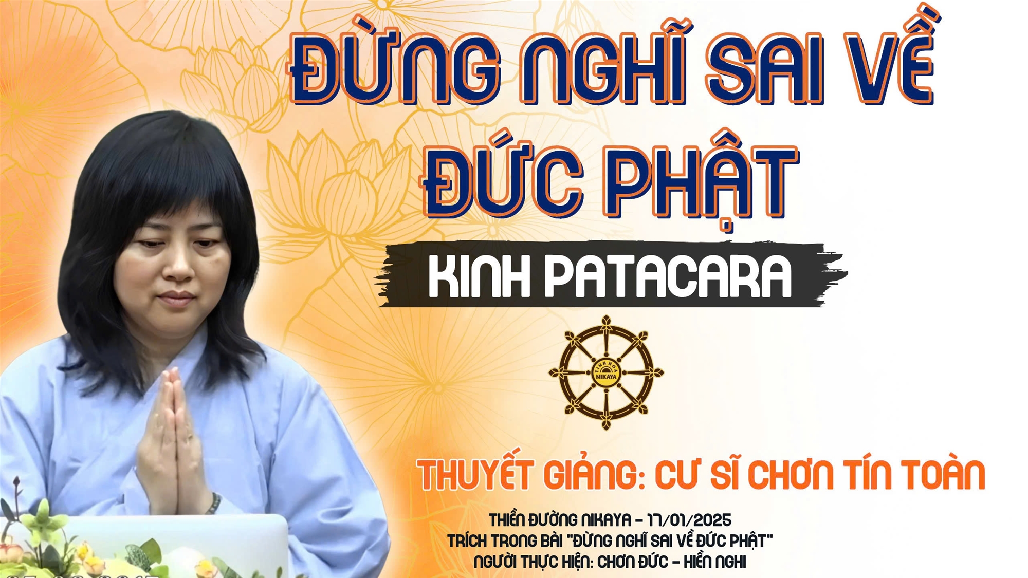 ĐỪNG NGHĨ SAI VỀ ĐỨC PHẬT _ CHƠN TÍN TOÀN