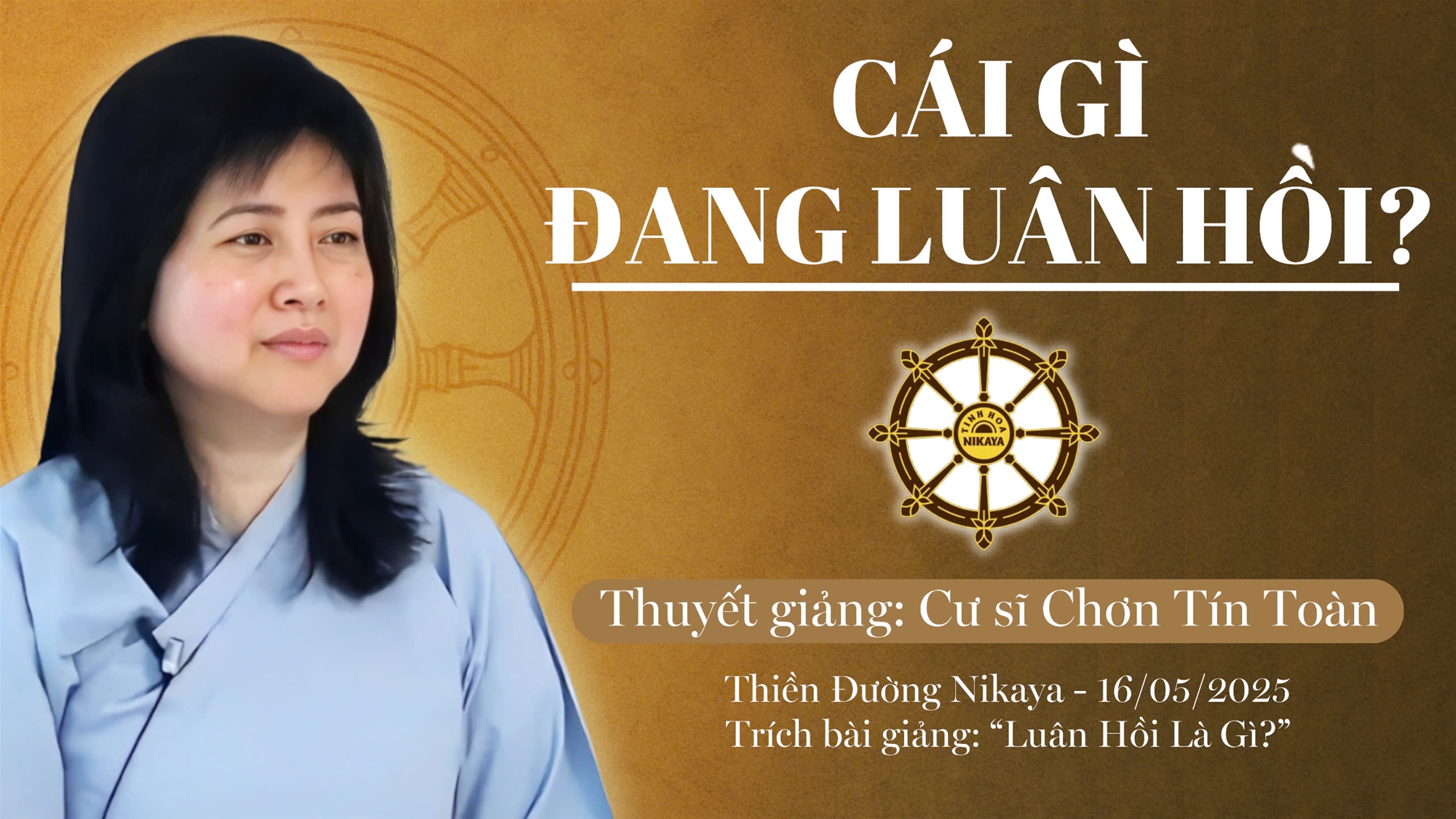 CÁI GÌ ĐANG LUÂN HỒI? _ CHƠN TÍN TOÀN