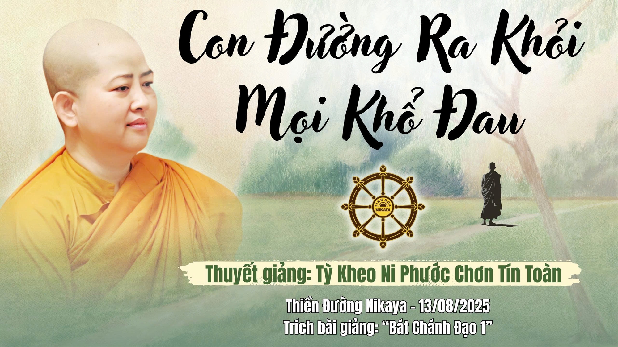 CON ĐƯỜNG RA KHỎI MỌI KHỔ ĐAU _ CHƠN TÍN TOÀN
