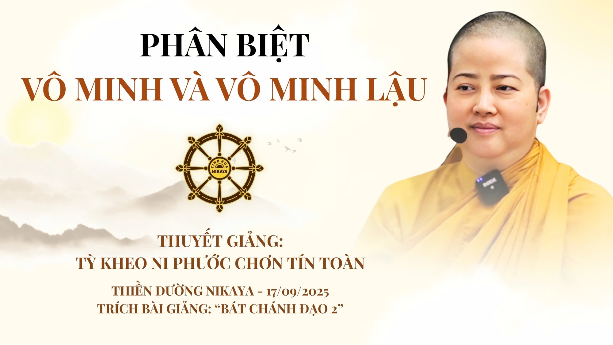 PHÂN BIỆT VÔ MINH VÀ VÔ MINH LẬU _ CHƠN TÍN TOÀN